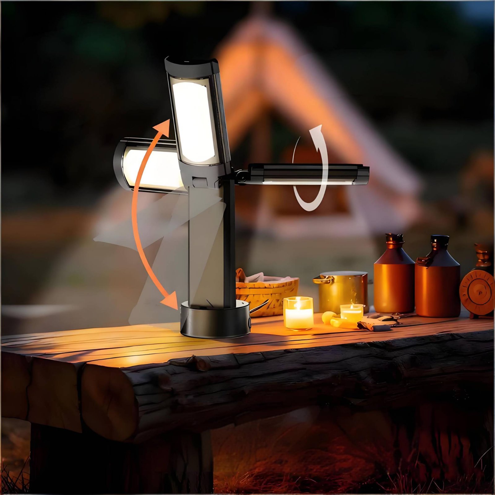 Telescopic Tent Lamp Adjustabl - огляд і ціна Outdoor Lighting Battery