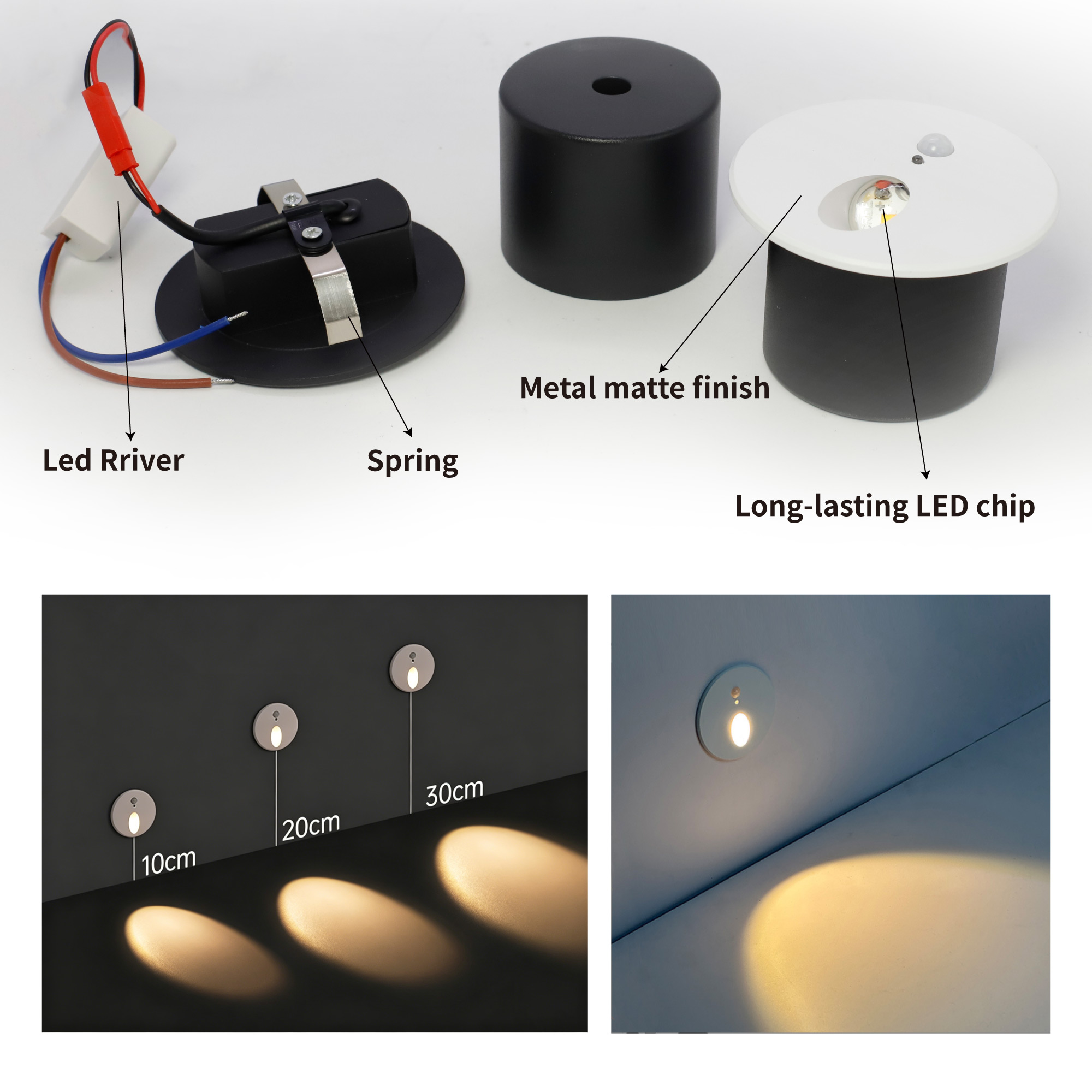 Recessed LED Step&Stair Light  - огляд і ціна Deck Step Light