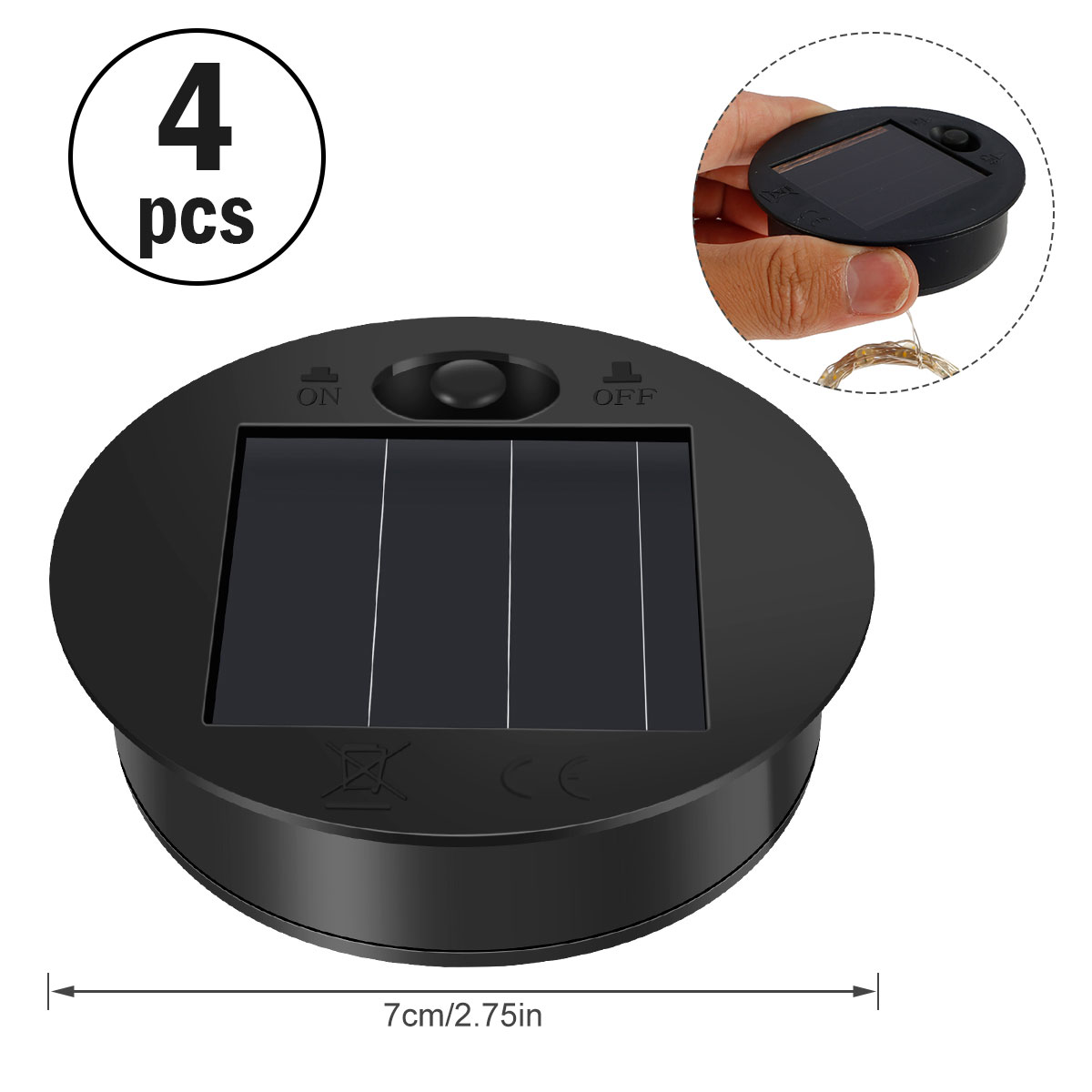 Solar Lantern Light Replacemen - огляд і ціна Post Cap Light