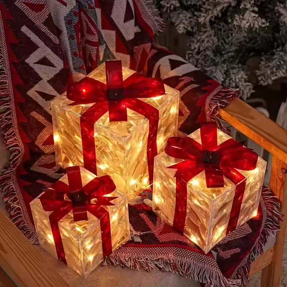 2026 Christmas Glowing Gifts B - огляд і ціна Xmas Outdoor Lighting Decorations