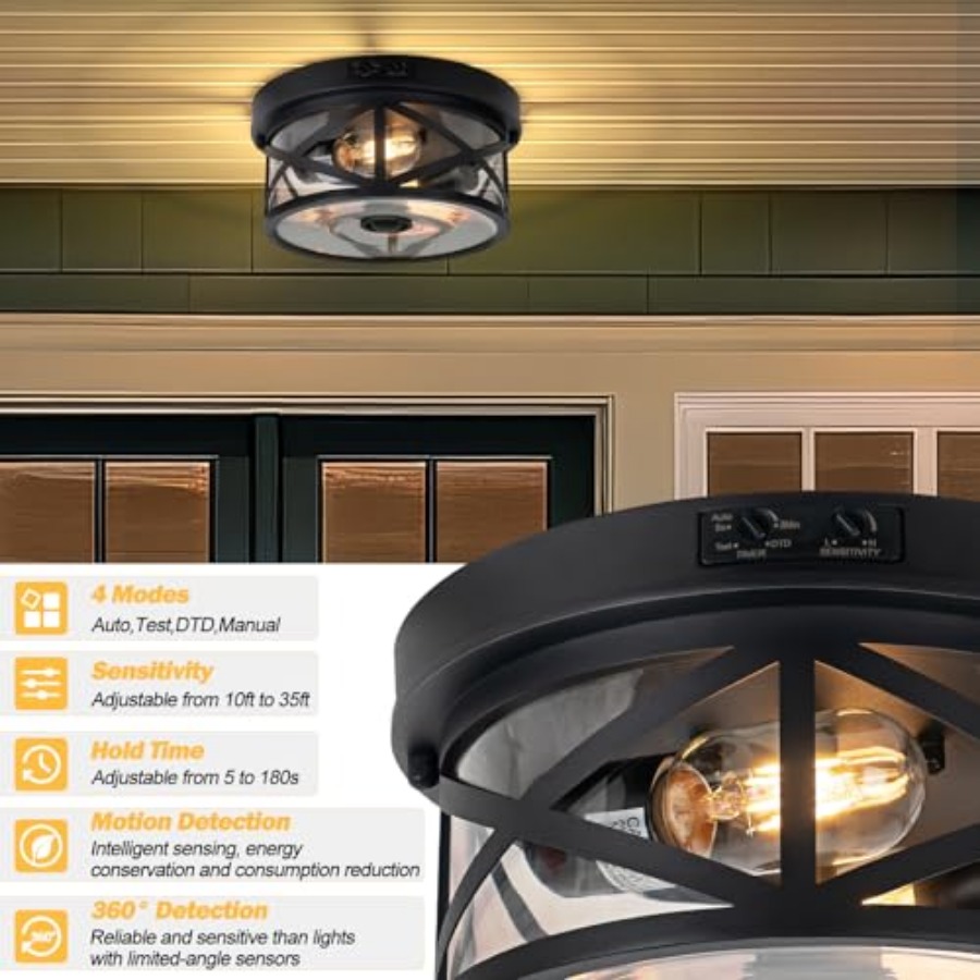 Motion Sensor Outdoor Ceiling  - огляд і ціна Outdoor Lighting Fixtures