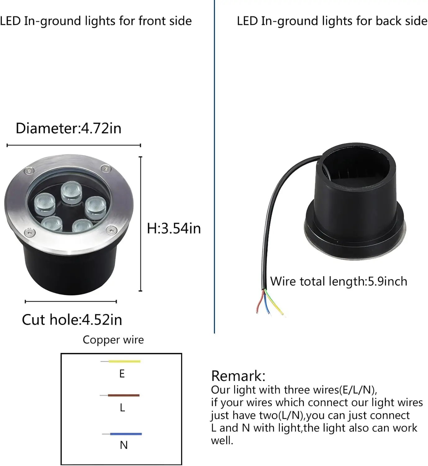 Outdoor Recessed Pathway Light - огляд і ціна Outdoor Lighting Underground Wiring
