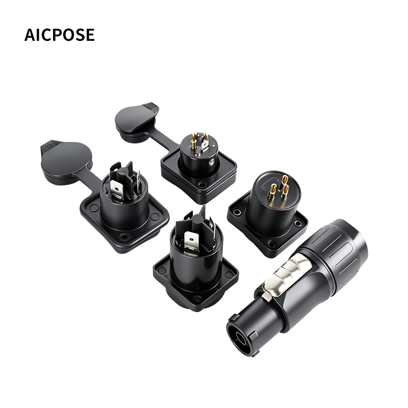 10pcs Waterproof Powercon True - огляд і ціна Outdoor Lighting Connectors