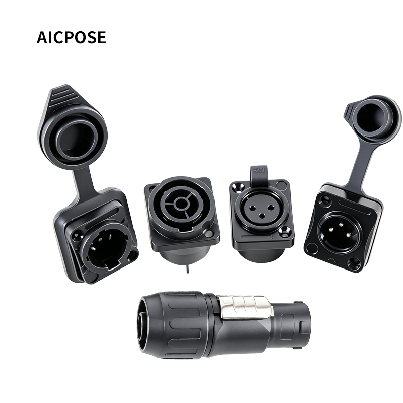 10pcs Waterproof Powercon True - огляд і ціна Outdoor Lighting Connectors