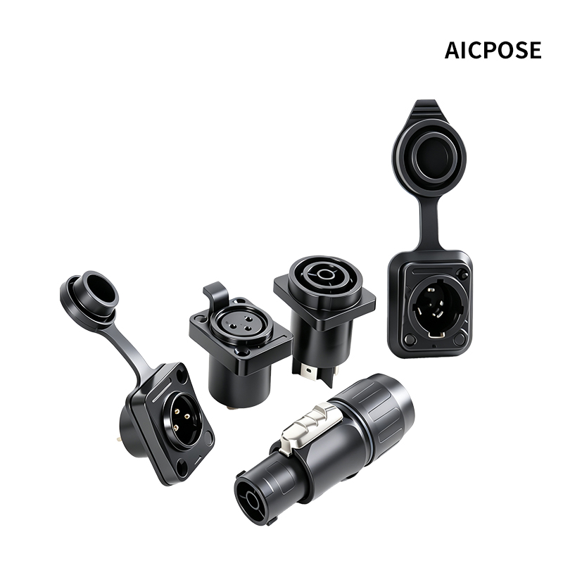 10pcs Waterproof Powercon True - огляд і ціна Outdoor Lighting Connectors