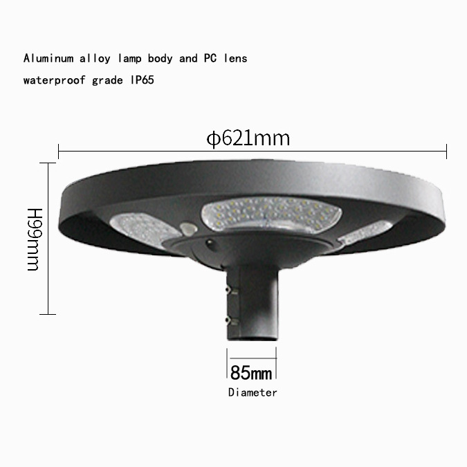 Waterproof IP65 UFO Solar LED  - огляд і ціна Outdoor Lighting Battery
