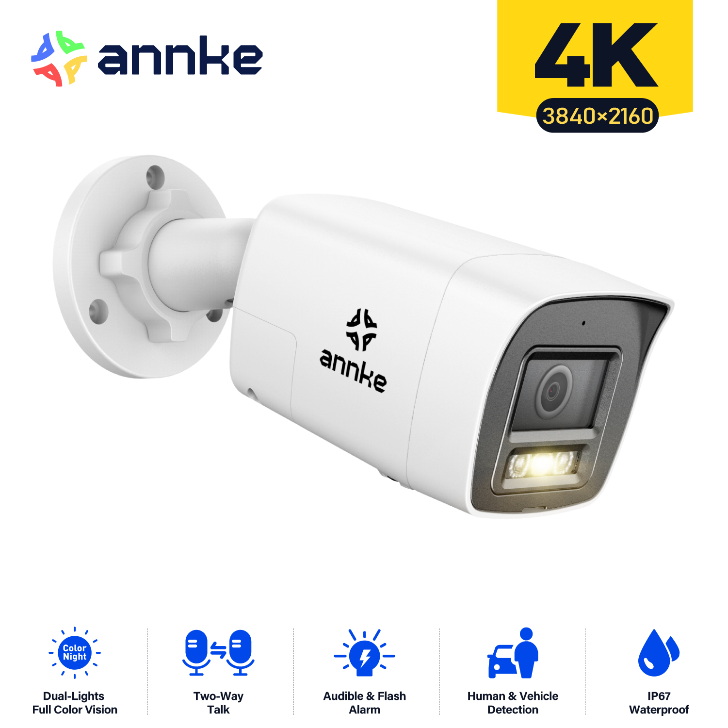Annke 8MP 4K HD IP Security Ca - огляд і ціна Outdoor Lighting Under Roof