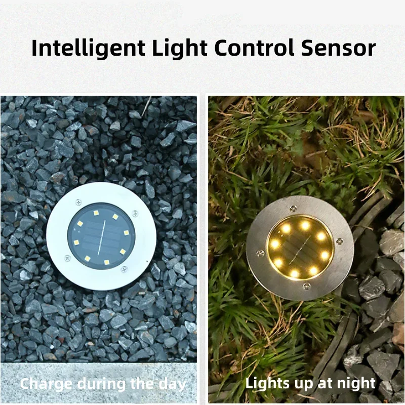 4Pcs LED Solar Garden Lights O - огляд і ціна Deck Step Light