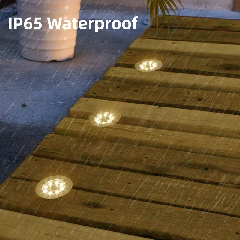 4Pcs LED Solar Garden Lights O - огляд і ціна Deck Step Light