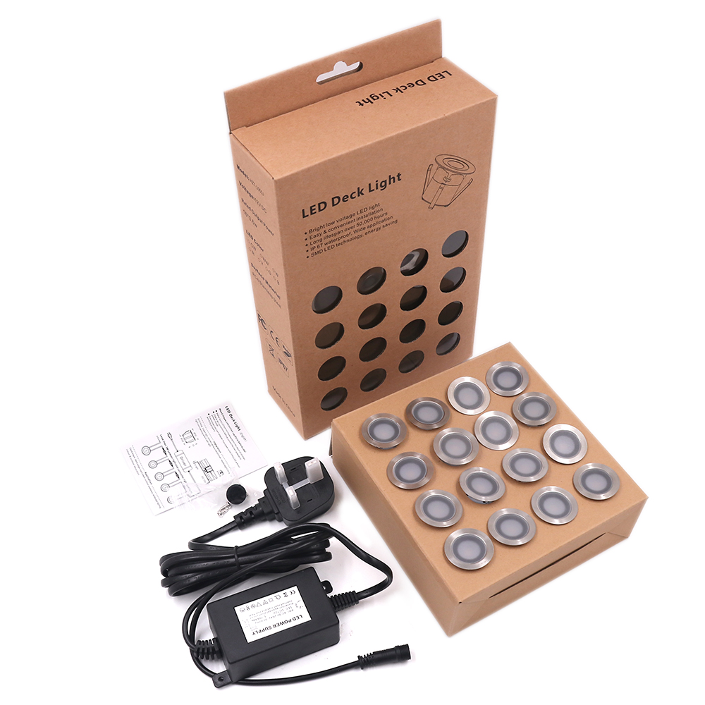 16 Lights LED Deck Light 12V U - огляд і ціна Deck Step Light