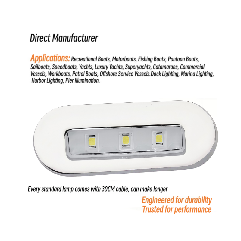 3W LED Courtesy Light 12V 24V  - огляд і ціна Deck Step Light
