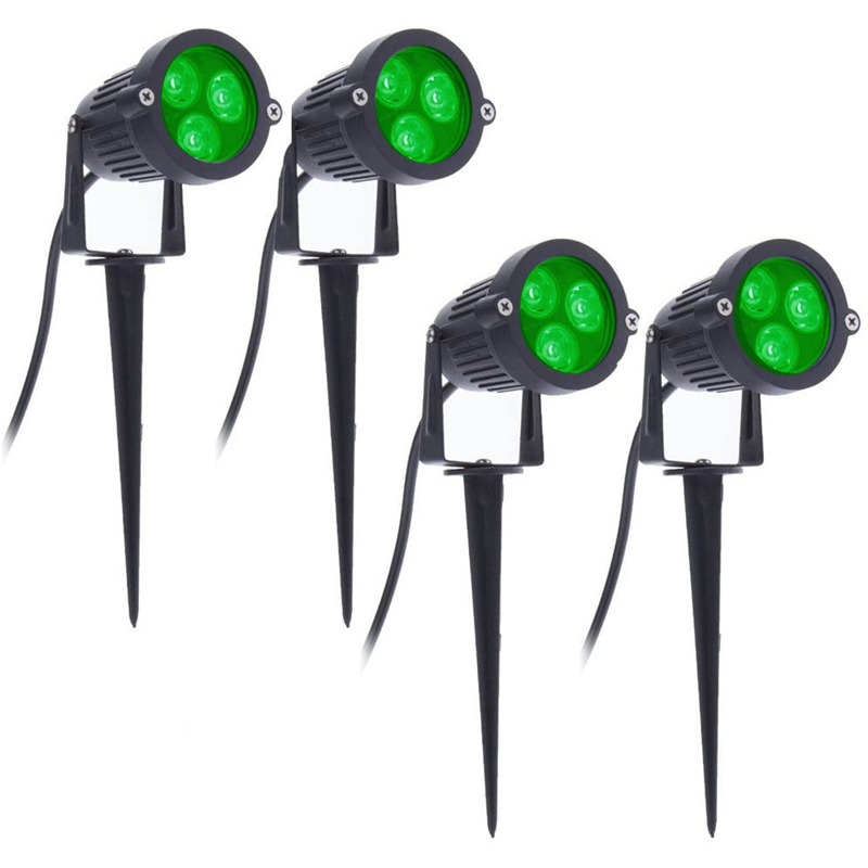 4Pcs LED Garden Lights 3W 220V - огляд і ціна Landscape Spike Light