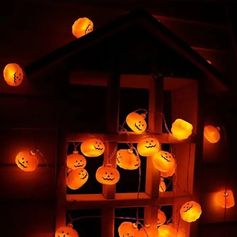 Pumpkin Halloween String Light - огляд і ціна Outdoor Lighting Battery