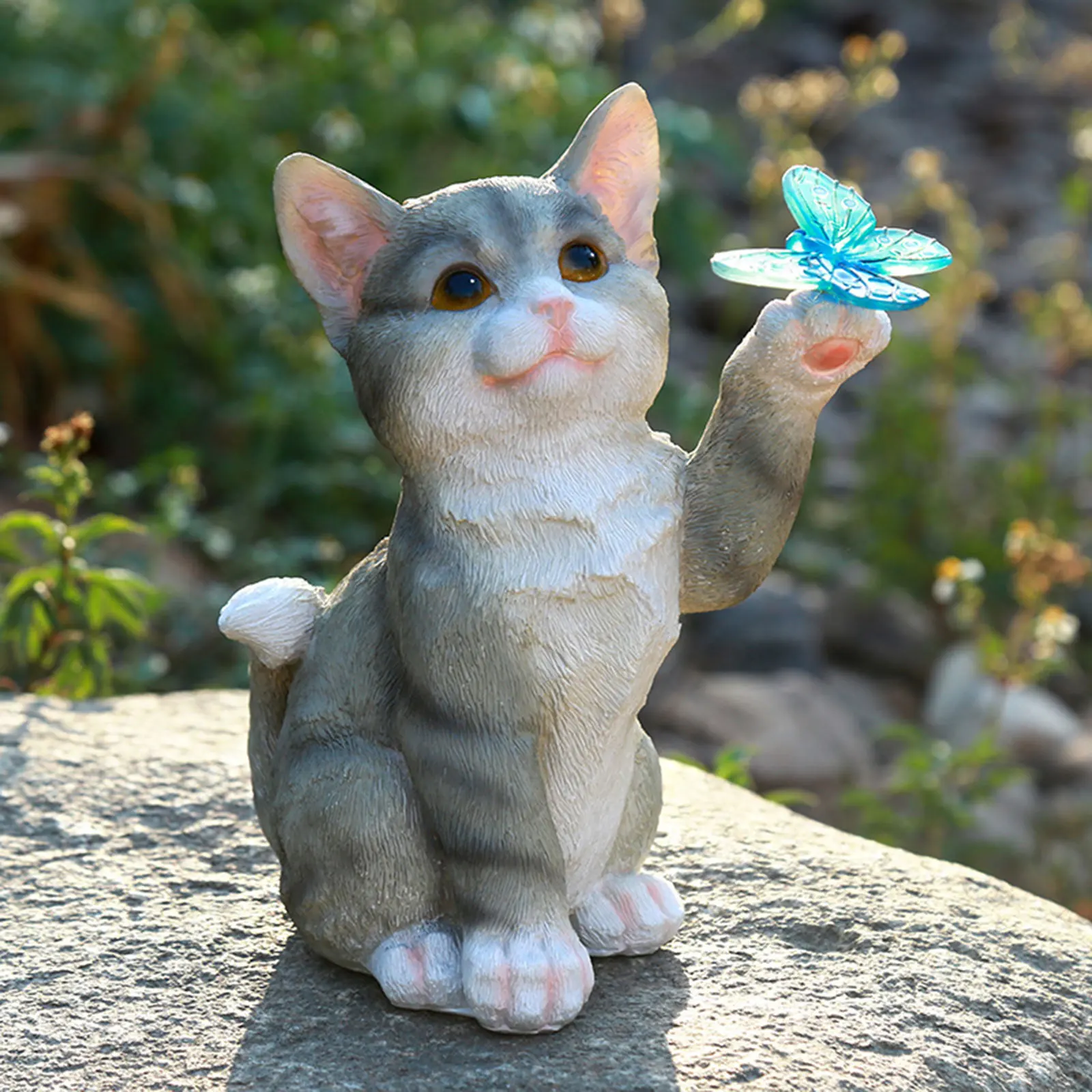 Outdoor Cat Sculpture Figurine - огляд і ціна Landscape Spike Light