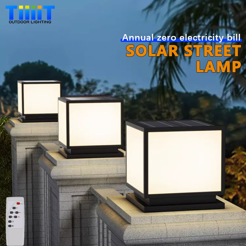 Outdoor LED Solar Column Light - огляд і ціна Post Cap Light