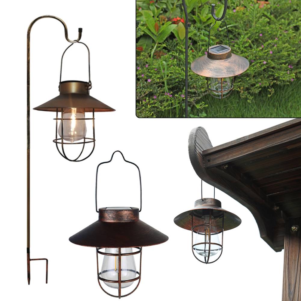 Solar Retro Camping Lantern Wa - огляд і ціна Landscape Spike Light