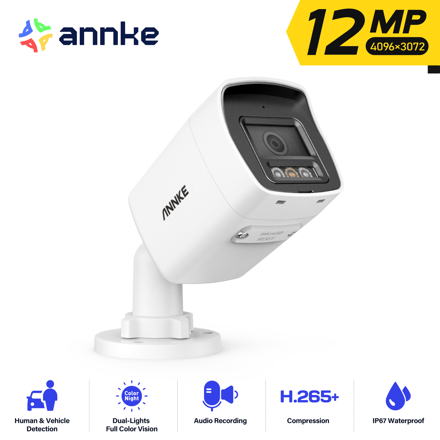 ANNKE 12MP PoE Security Camera - огляд і ціна Outdoor Lighting Under Roof