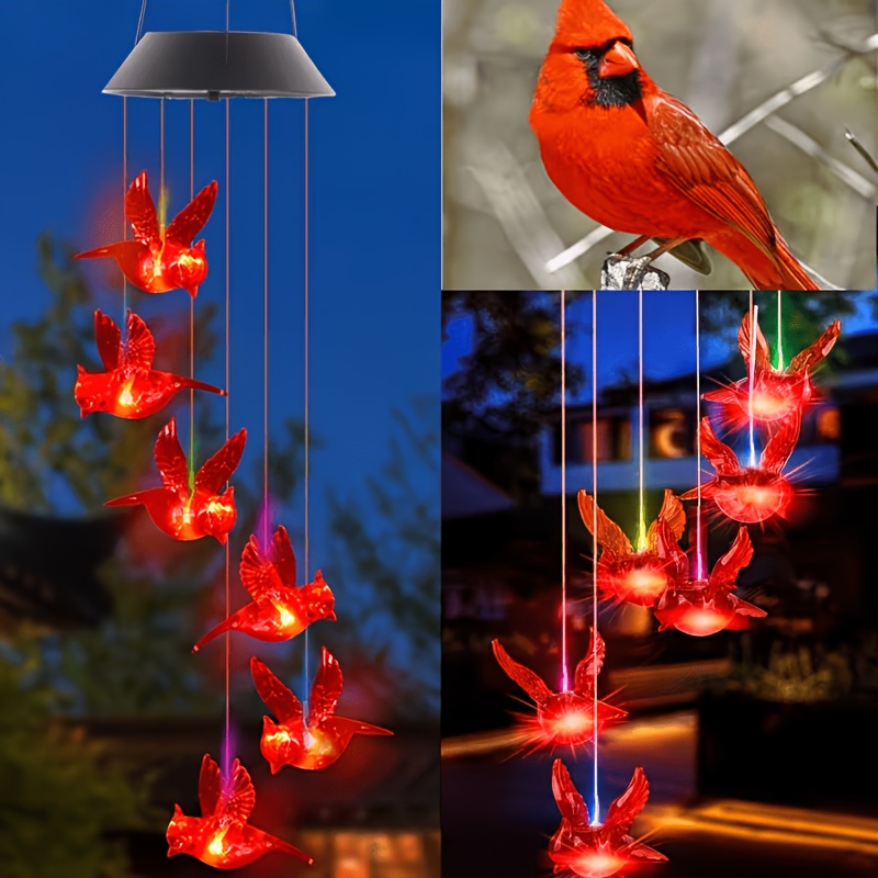 Solar-Powered Flaming Bird Win - огляд і ціна Outdoor Lighting Design