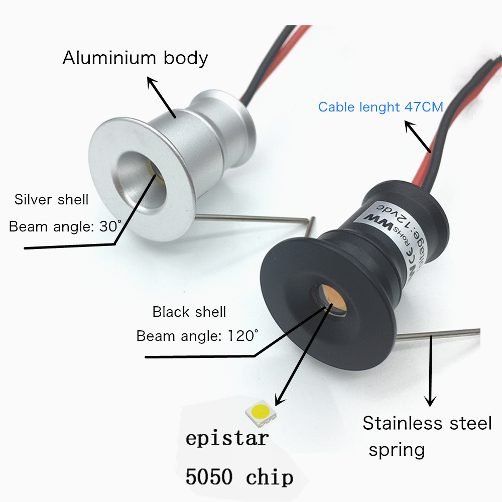 Mini Downlight LED 12V 15mm Re - огляд і ціна Outdoor Lighting Under Roof