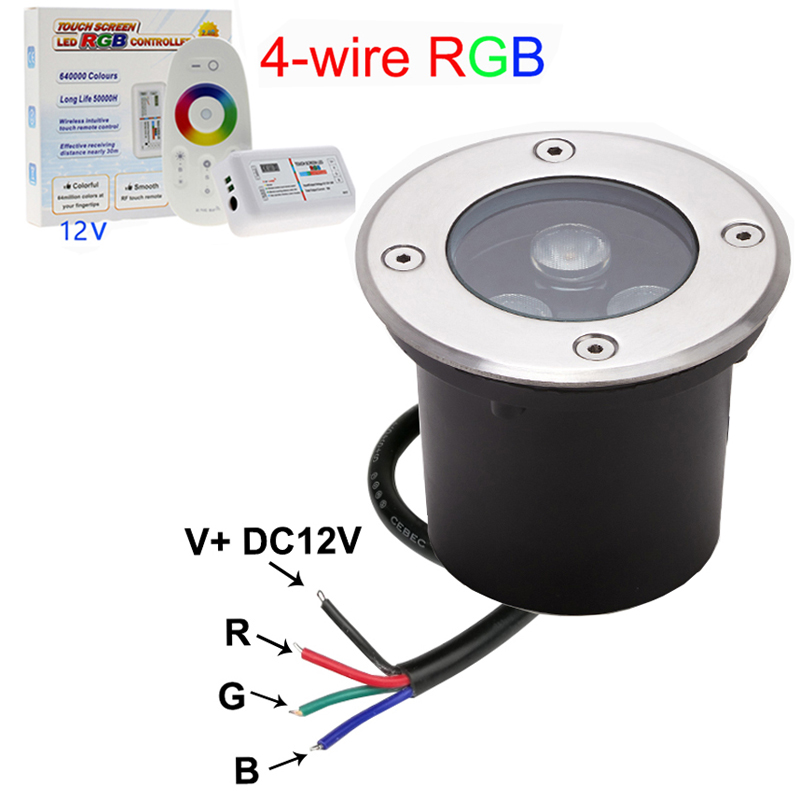 External control 4-wire  RGB L - огляд і ціна Outdoor Lighting Underground Wiring