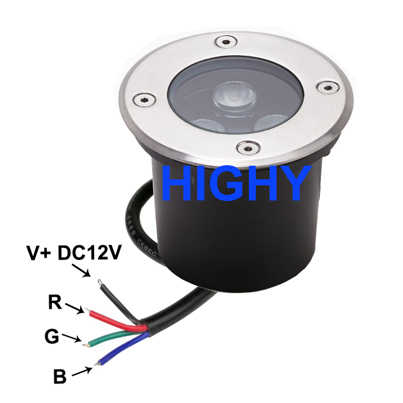 External control 4-wire  RGB L - огляд і ціна Outdoor Lighting Underground Wiring